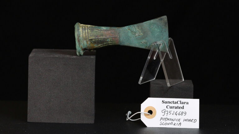 European bronze socketed axe head