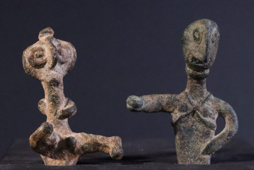 Mother Goddess and Bird Goddess Statues